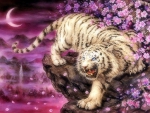 Tiger in Blossoms