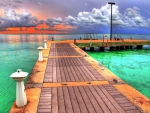 DOCK at SUNSET