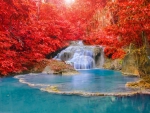 Waterfall in Autumn