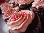 valentine cupcake