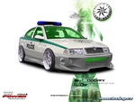 police car