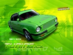 green car