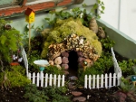Fairy house and garden at home