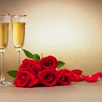 *Champagne and Roses*