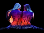 'Blacklight art'.....
