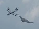 B-2 & B-52 in Formation