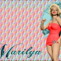 Marilyn Monroe With Umbrella