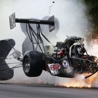 Spectacular Dragracer Crash