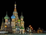 Nightscape of Moscow Church