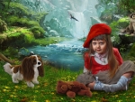 The Girl with Soft Toys