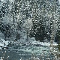 Wenatchee River in Winter