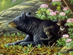 Mother And Cubs