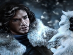 Jon Snow And Ghost