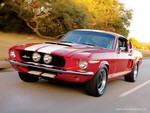 67 shelby mustang (red)
