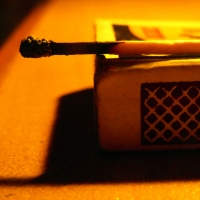 Doused matchstick