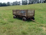 Farm Wagon w/ Wood Sides