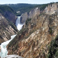 Artists Point Yellow Stone