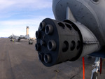 The pointed end of an A-10