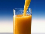 Glas of orange juice