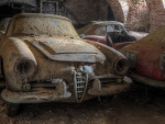 Old dusty car