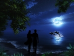 *Romantic night in the light of blue full moon! Enjoy it!!*
