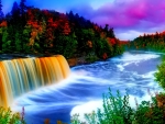 Beautiful Rainbow Waterfall
