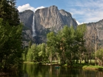 Looking upstream to Yosemite
