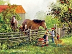 Children and Horses