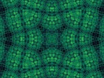 Green and Blue Fractal Pattern
