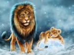 Celestial Lion and His Cub