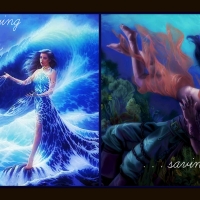 MERMAID OF THE WATERS COLLAGE