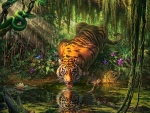 'Mystical tiger'.....