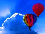 hot air balloons