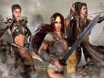 Three Warrior Women