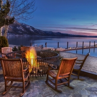 Autumn Evening at Lake Tahoe