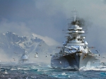 Battleship Bismarck and Tirpitz