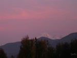 Sunset on Mount Baker