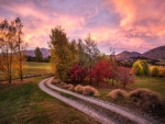 early morning near queenstown new zealand hdr