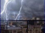lightning in the city