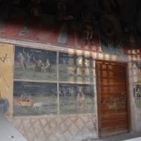 Death painted on an old Monastery