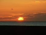 Sunrise over Great Yarmouth Beach