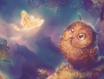 Owl and Moth