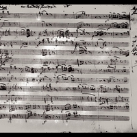 Partition of music written by Mozart
