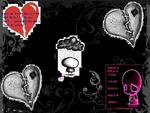 Mending a Broken Heart - emo Wallpaper