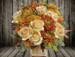 *Beautiful autumn floral arrangement*