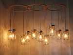 Mason Jar Chandelier Lighting