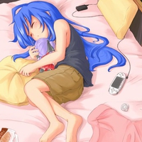 Sleeping Konata Izumi