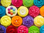 Colorful Cupcakes