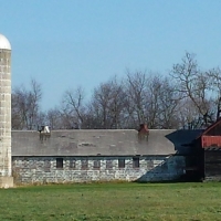 barn and silo