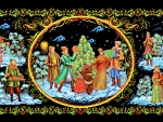 PALEKH PAINTING- NEW YEAR CLEBRATION